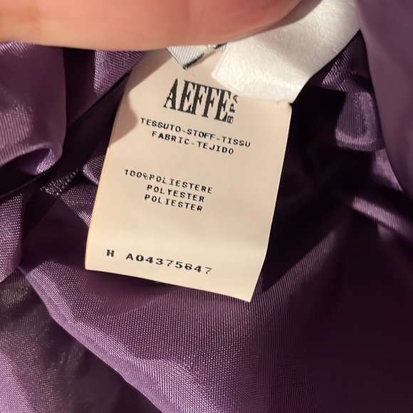 Moschino Cheap and Chic Aubergine  Sleeveless Ruffle Yoke Dress - Picture 7 of 7